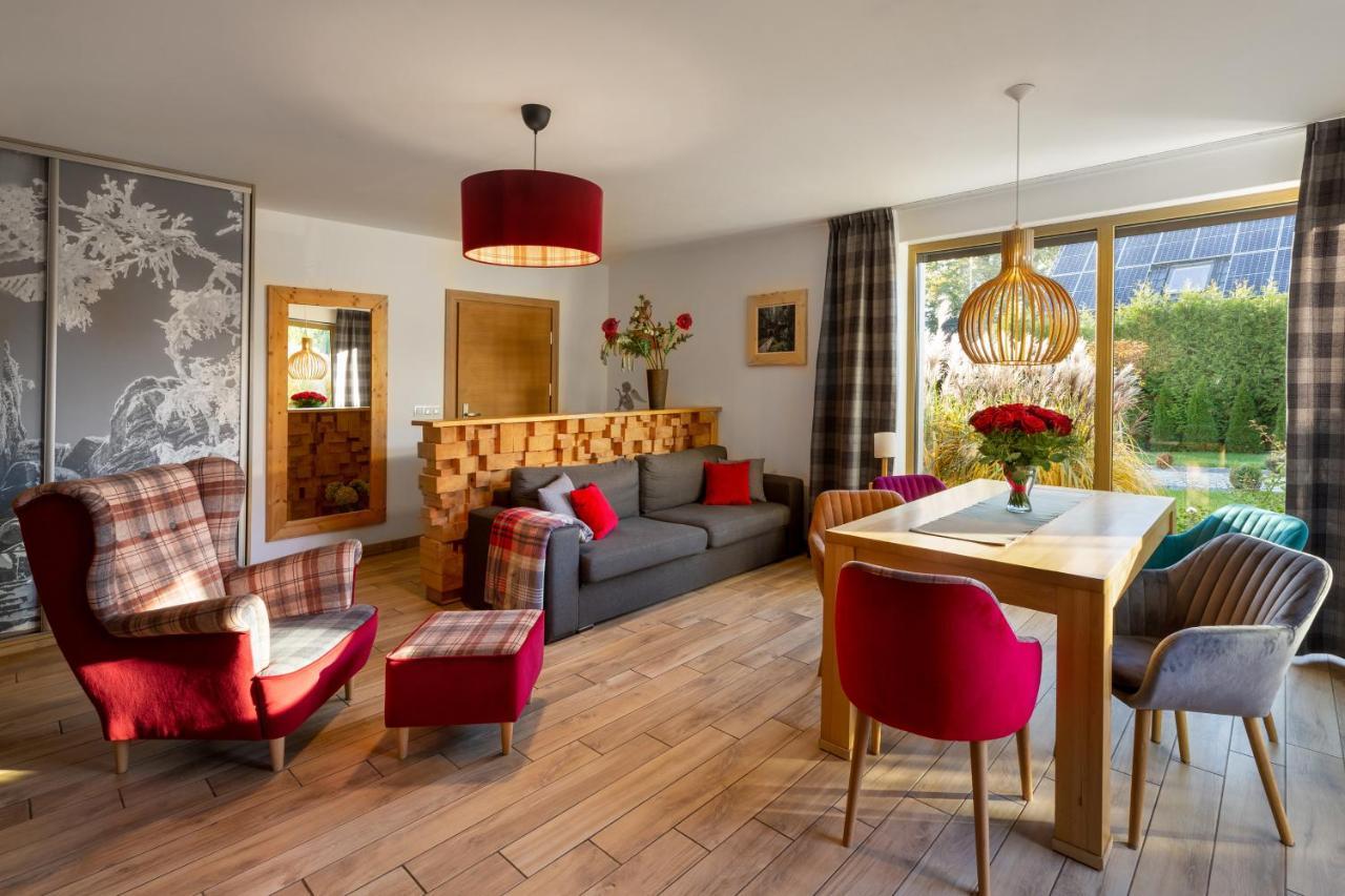 Apartamenty U Harrego II Przy Stawie Spa Klimatyzacja,Balkon,Sauna , Balia, Ogrod,Parking Kudowa Zdroj Luaran gambar